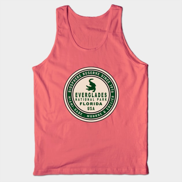 Everglades National Park the Wild Side of Florida Tank Top by Alexander Luminova